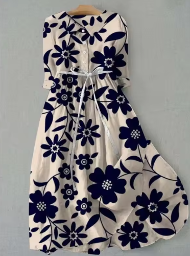 Evelyn - Elegant Floral Dress