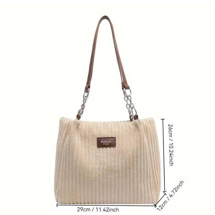 Isobel - Soft ribbed bag