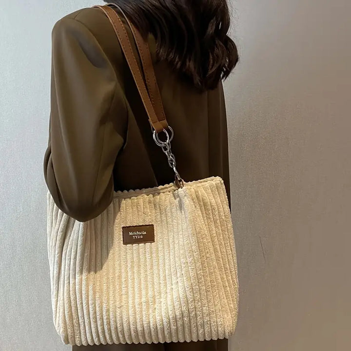 Isobel - Soft ribbed bag