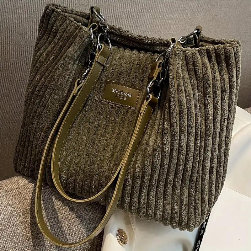 Isobel - Soft ribbed bag