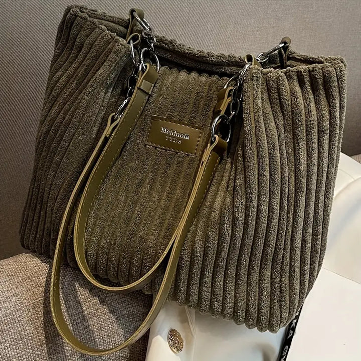Isobel - Soft ribbed bag