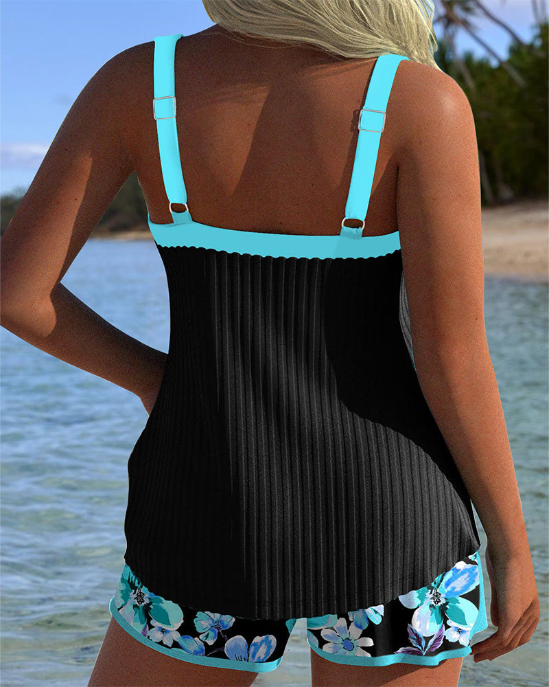 Jennifer – Printed Tankini Set