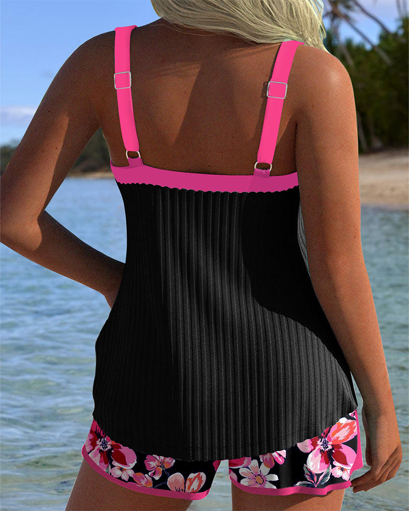 Jennifer – Printed Tankini Set