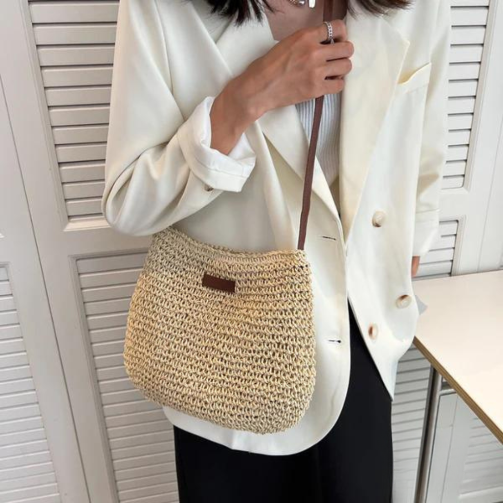 Sylvia - Classic Shoulder Bag in Braided Style