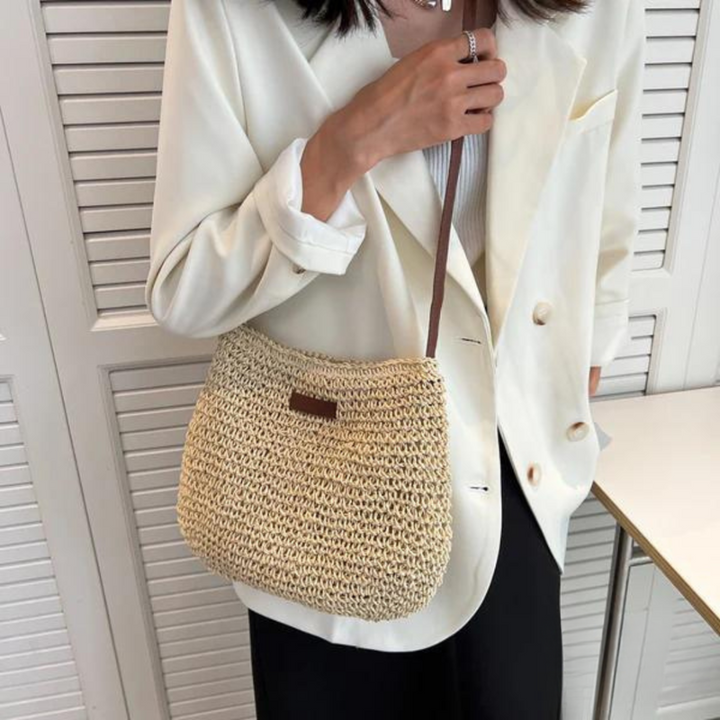 Sylvia - Classic Shoulder Bag in Braided Style