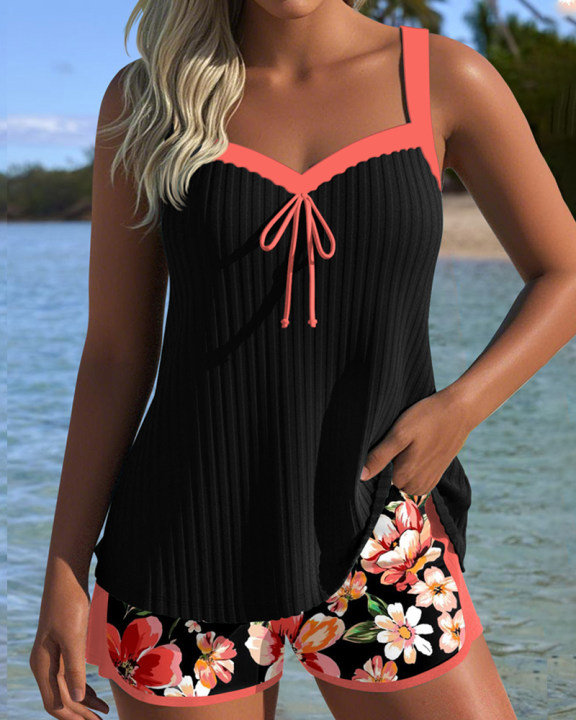 Jennifer – Printed Tankini Set