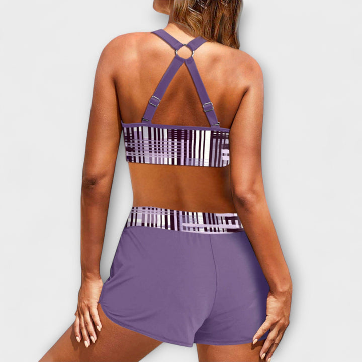 Janice - High-Waisted Ribbed Bikini