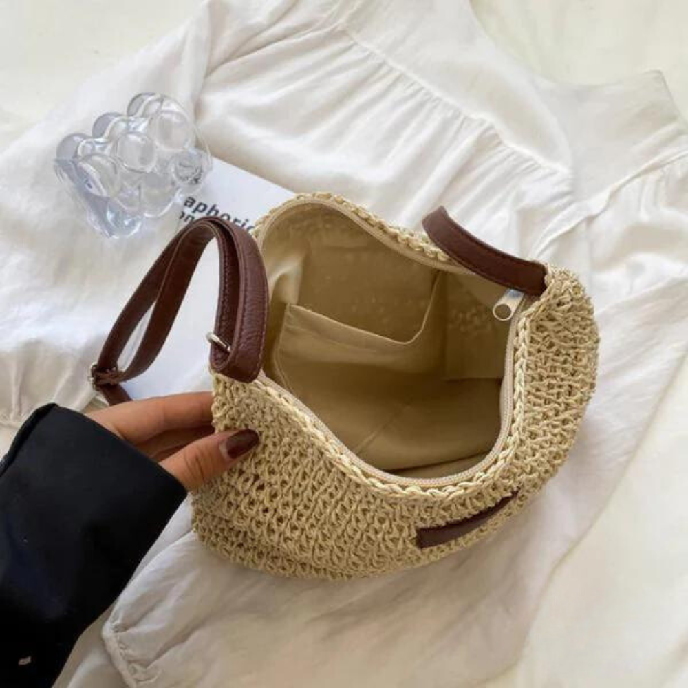 Sylvia - Classic Shoulder Bag in Braided Style