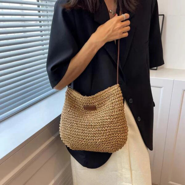 Sylvia - Classic Shoulder Bag in Braided Style