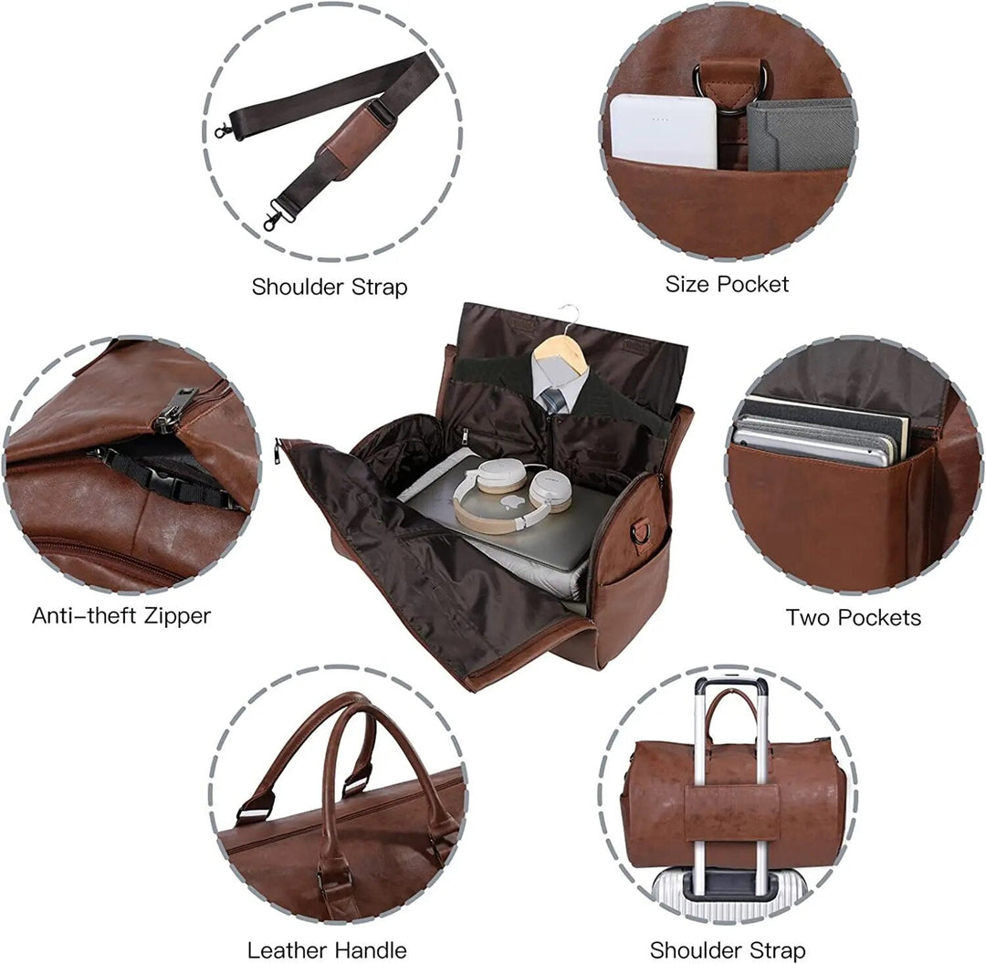 Emma - Classic Weekend Bag with Vintage Touch