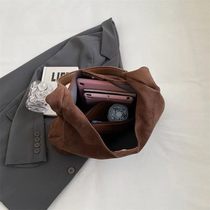 Teresa - Suede Tote Bag