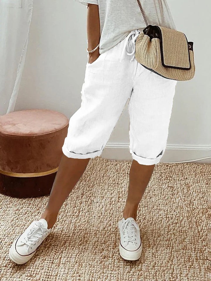 Zoe - Easy Wear Knee-Length Trousers