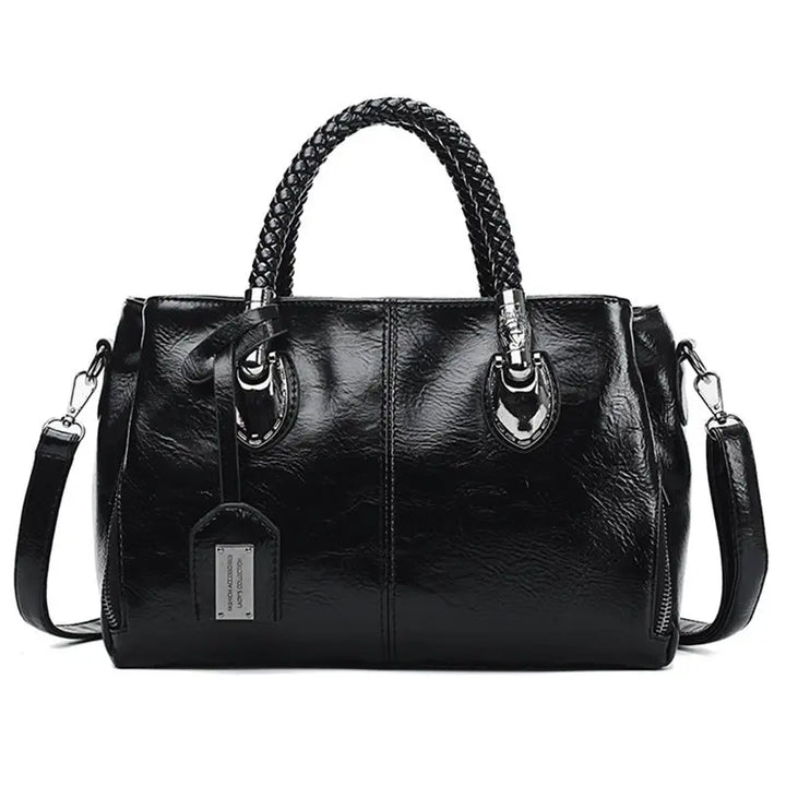 Frances - Elegant handbag with braided handle