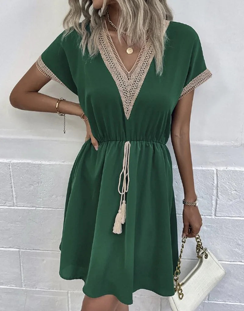 Amara – Relaxed Tie Waist Dress