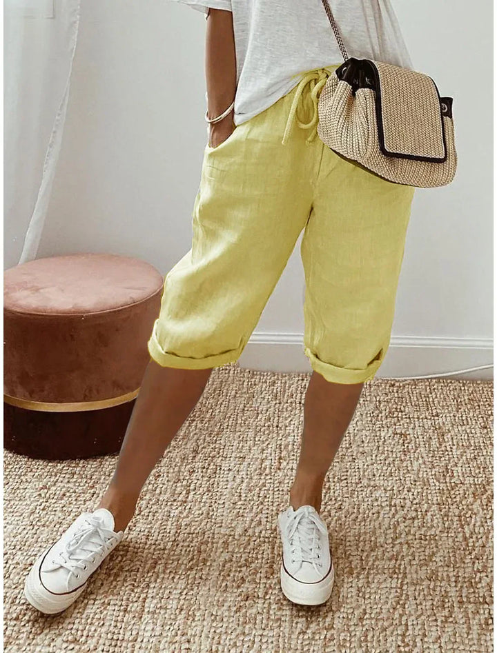 Georgia – Light Linen Shorts