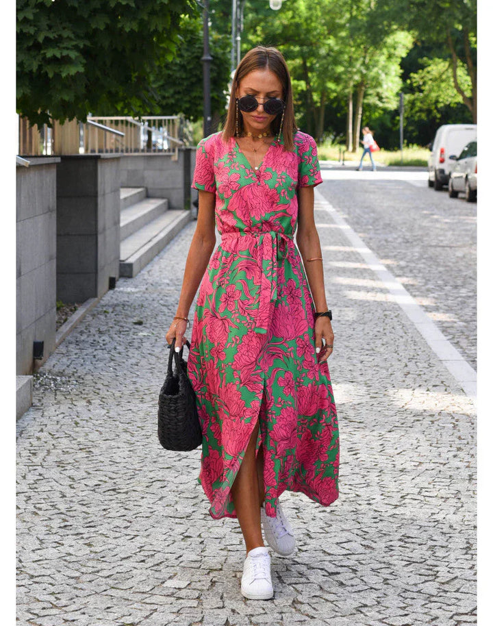 Olivia – Wrap Midi Dress