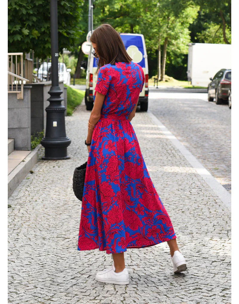 Olivia – Wrap Midi Dress