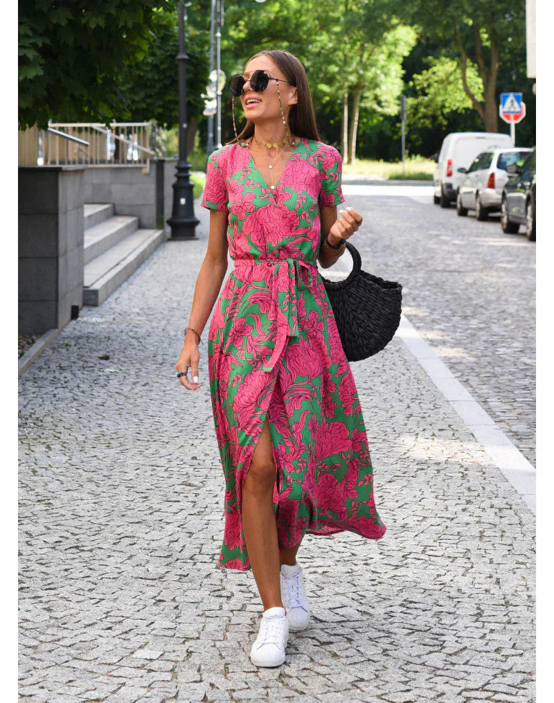 Olivia – Wrap Midi Dress