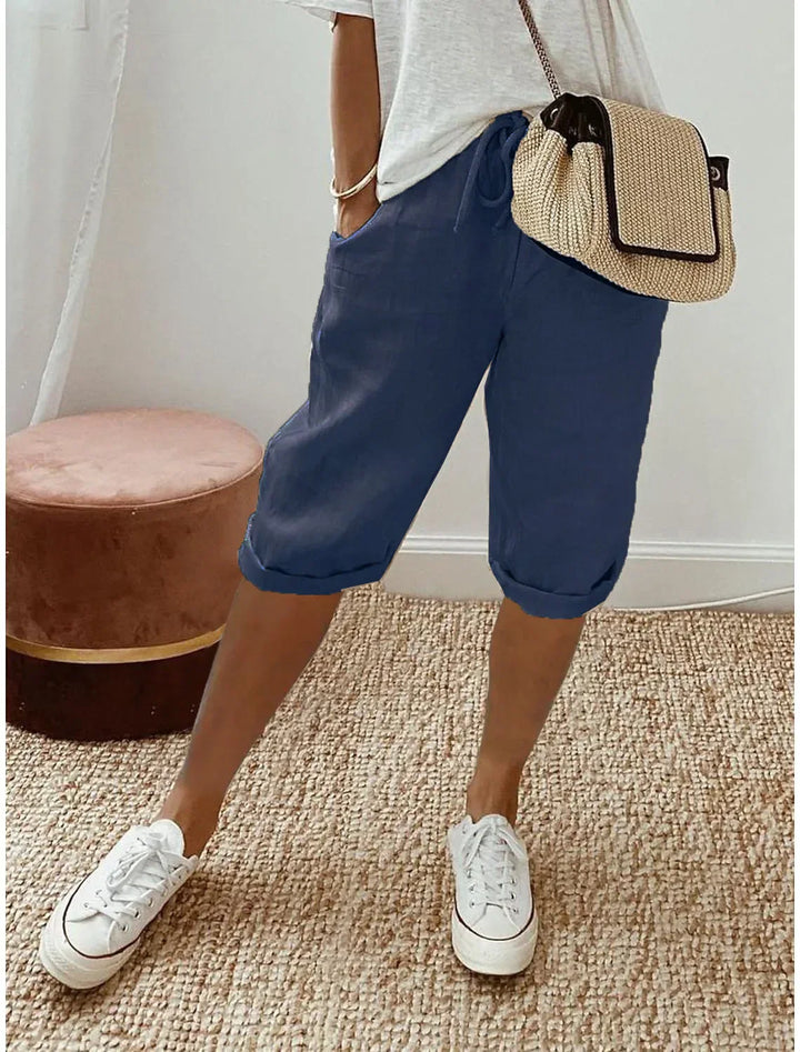 Georgia – Light Linen Shorts