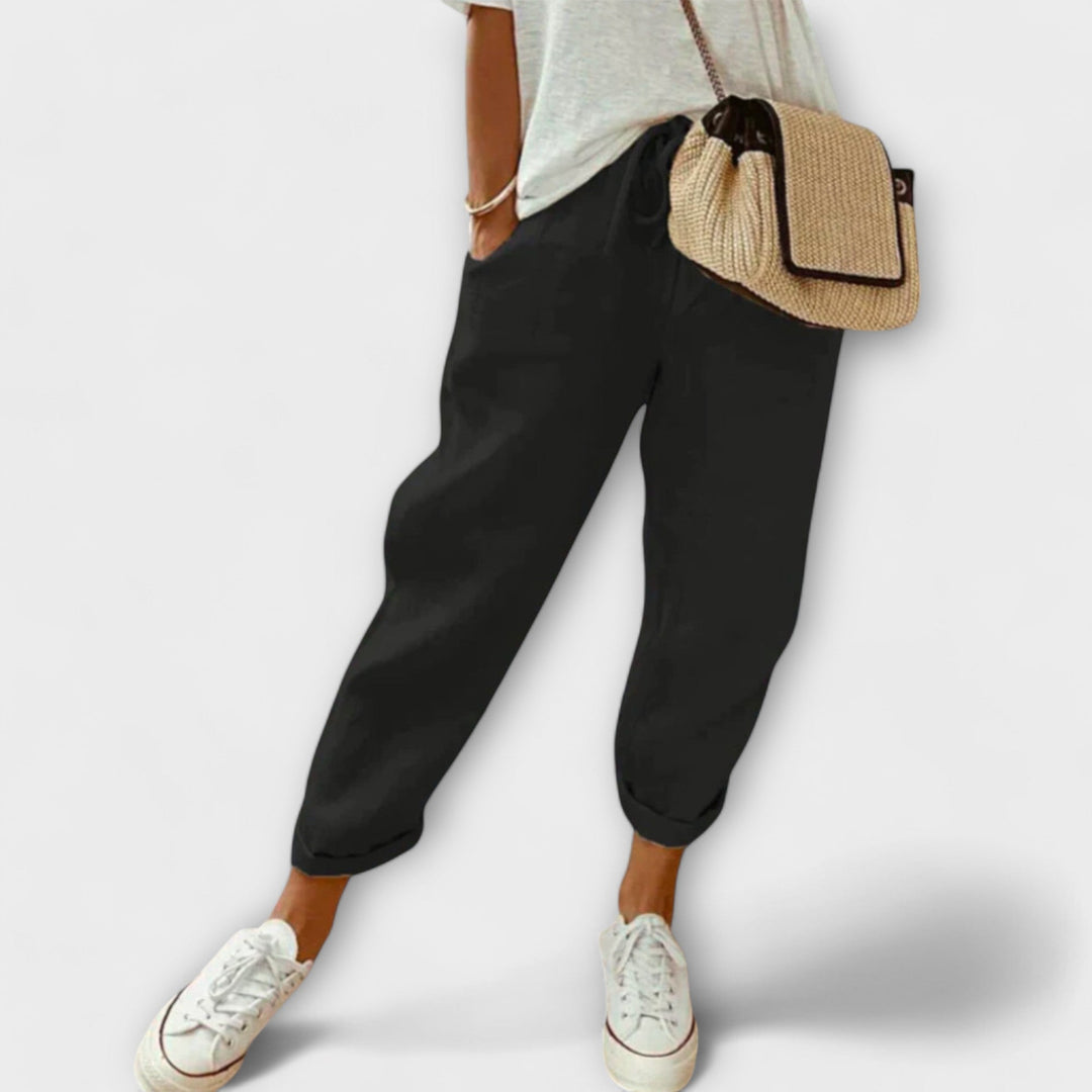 Rose - Stylish and relaxed linen trousers