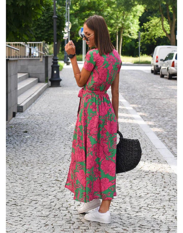 Olivia – Wrap Midi Dress