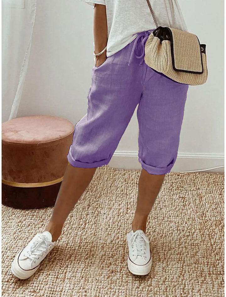 Georgia – Light Linen Shorts