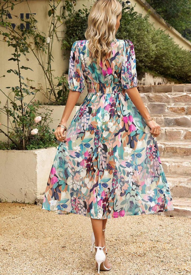 Sophie – Bloom Midi Dress