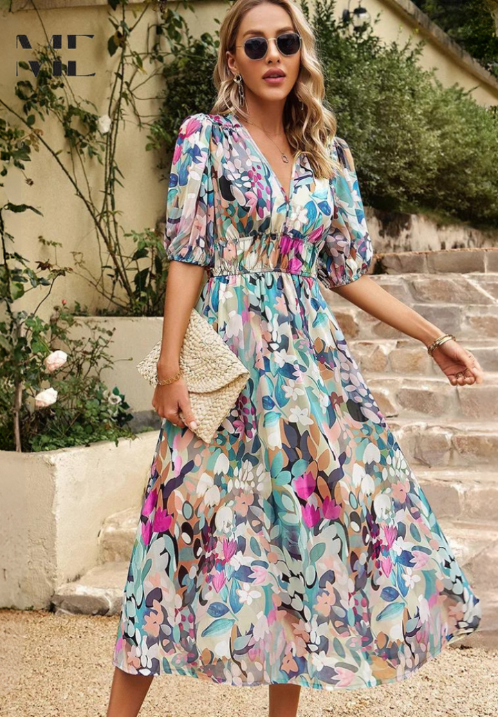 Sophie – Bloom Midi Dress