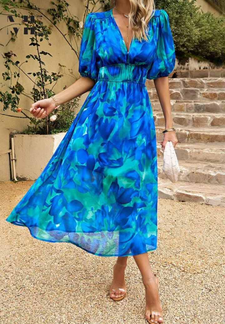 Sophie – Bloom Midi Dress