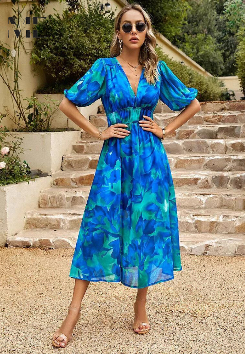 Sophie – Bloom Midi Dress