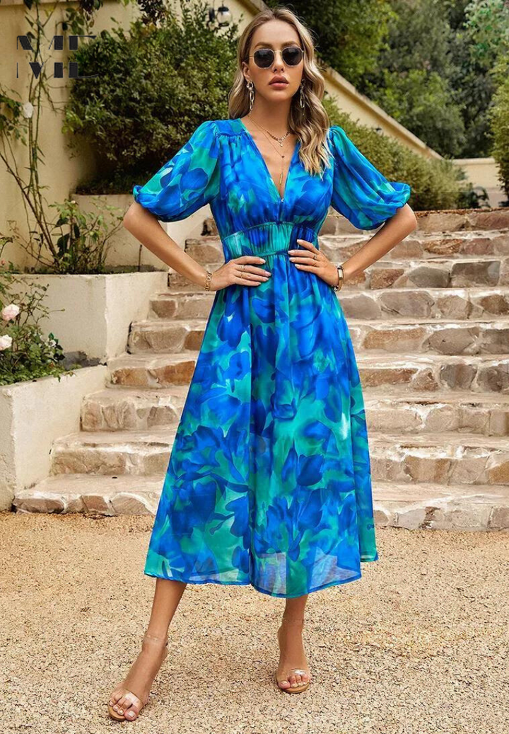 Sophie – Bloom Midi Dress