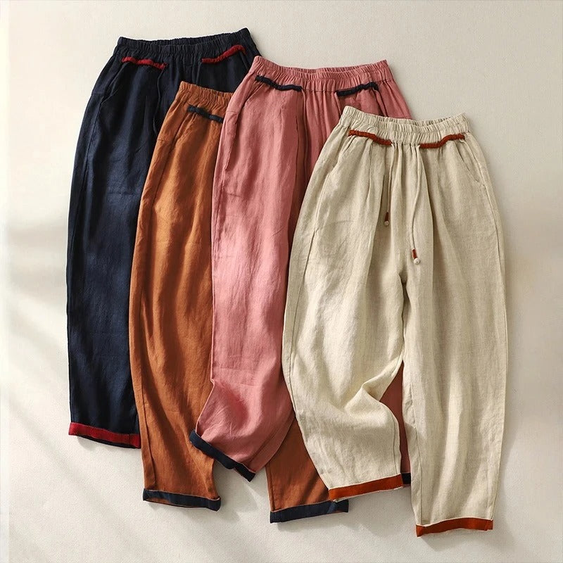Amelia - Relaxed Drawstring Trousers