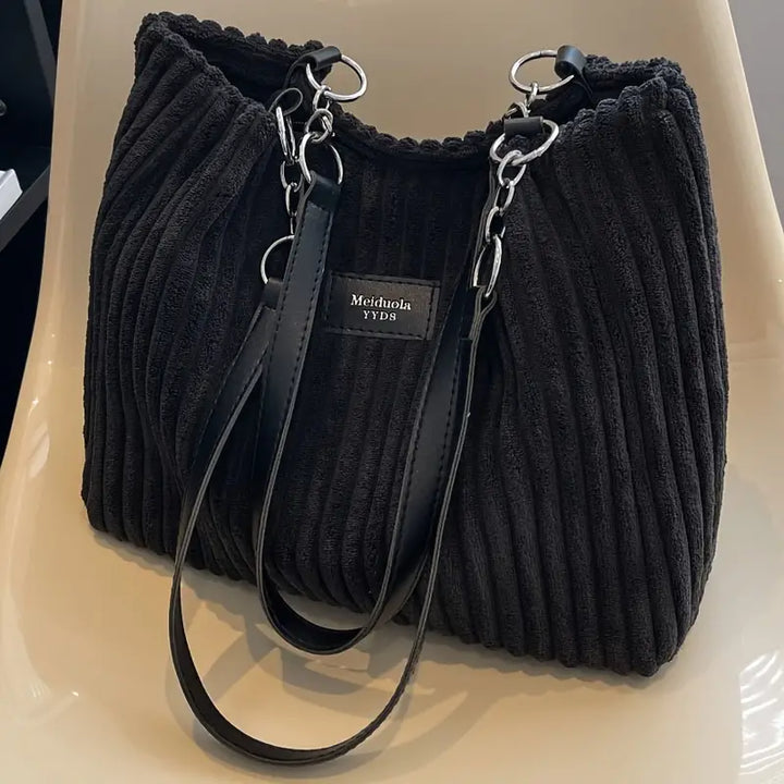 Isobel - Soft ribbed bag