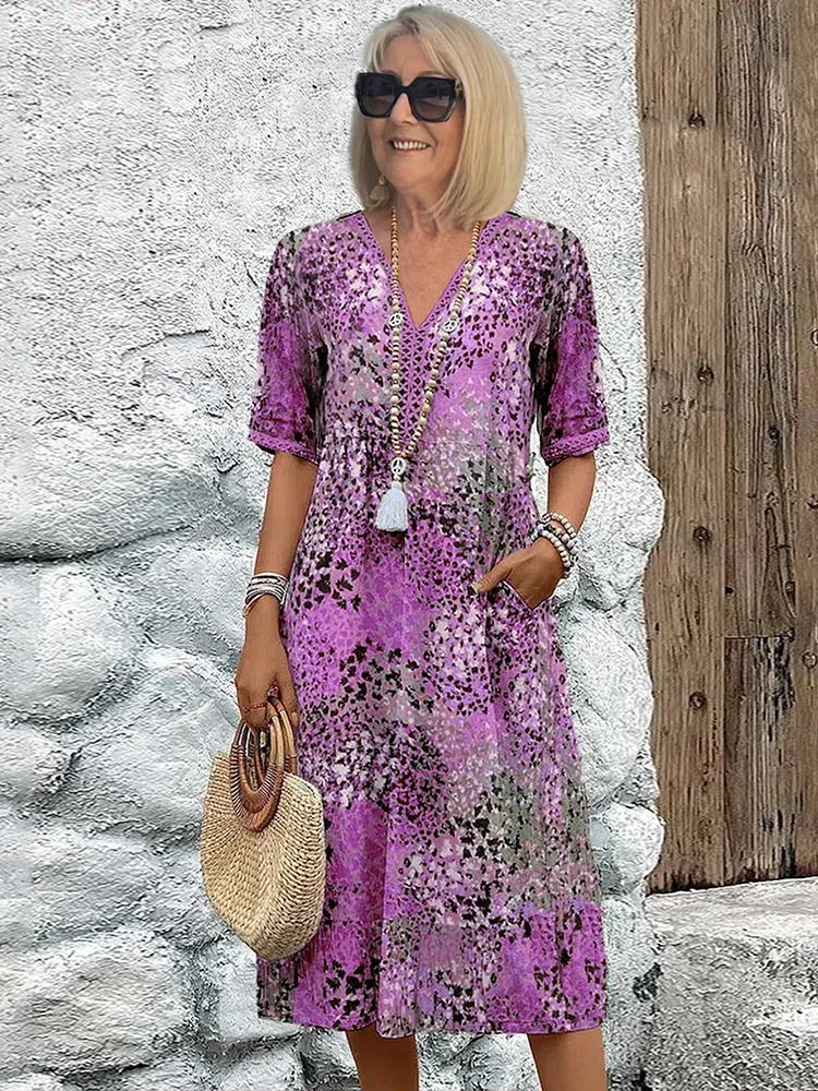 Gloria – Relaxed Fit Midi Dress