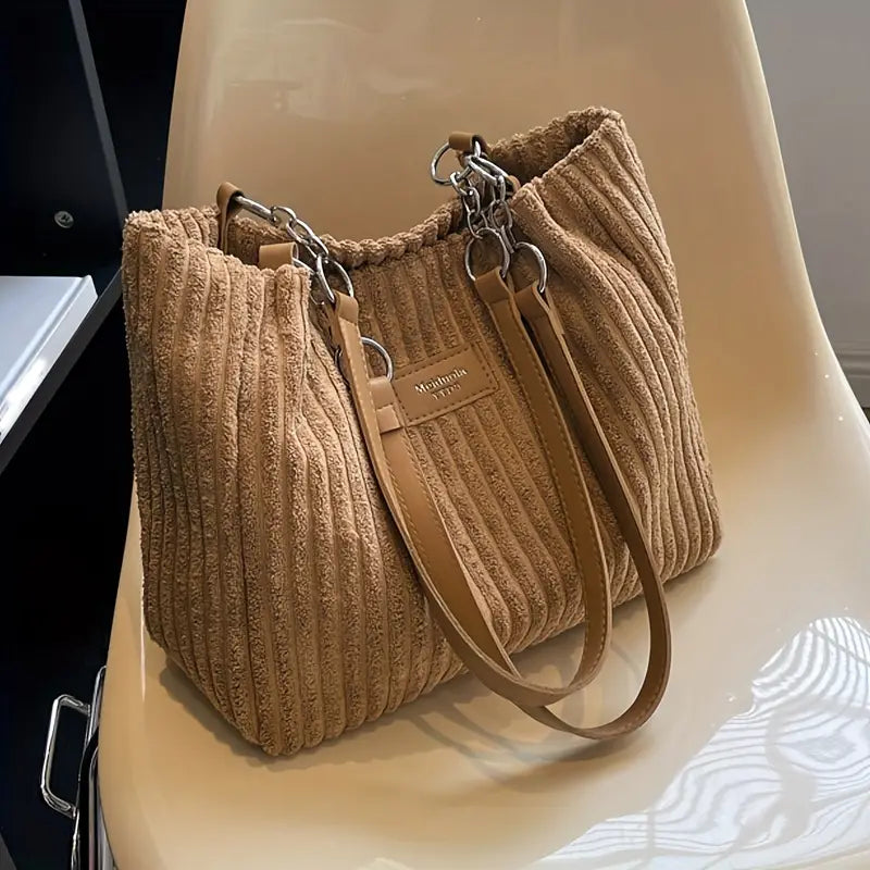 Isobel - Soft ribbed bag