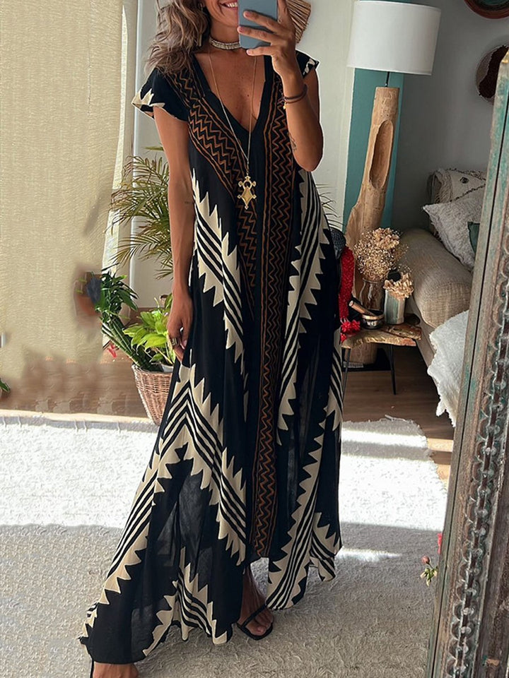 Eloise - V-Neck Sleeveless Dress