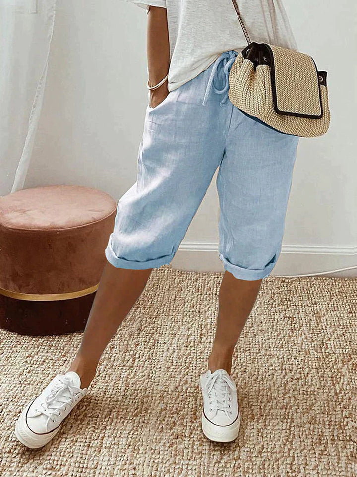 Zoe - Easy Wear Knee-Length Trousers