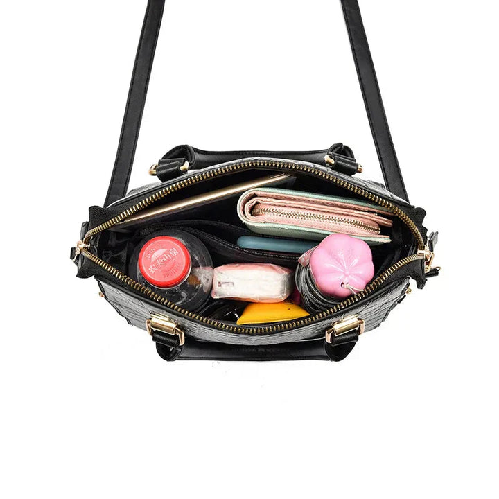 Isla - Luxury Crocodile-Embossed Bag